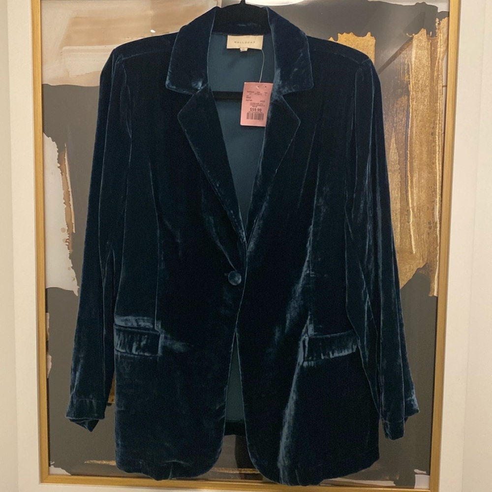 Blue Velvet Blazer.